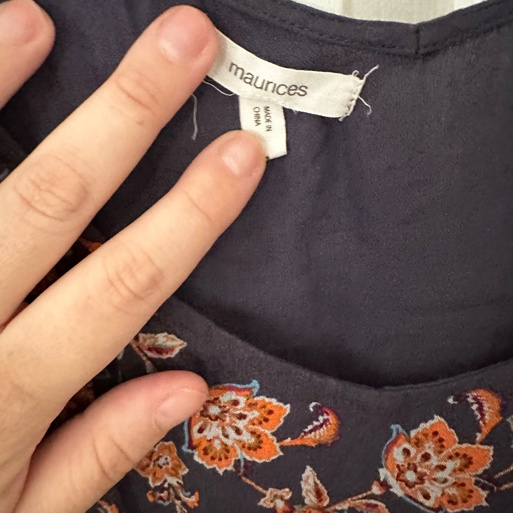 Maurice’s tank top